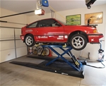 Portable scissor car lift