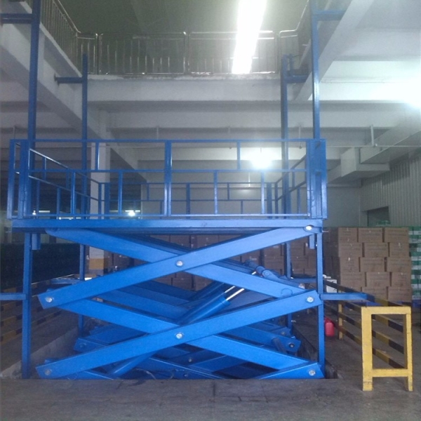 Fixed scissor lift platform