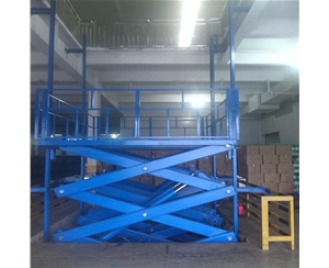 Fixed scissor lift platform