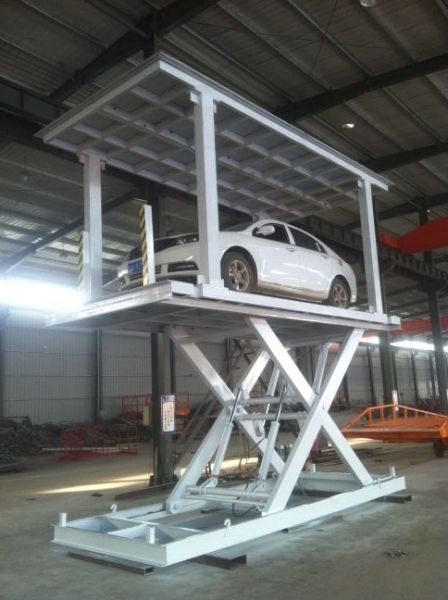 under-ground scissor car lift 